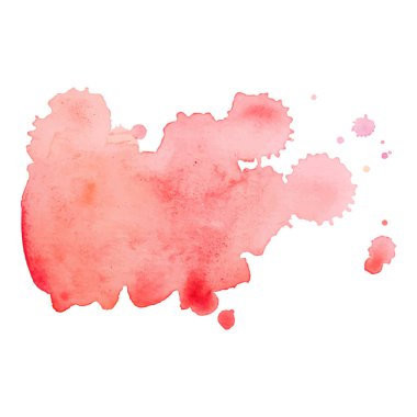 Soyut izole renkli vektör suluboya sıçrama. Kağıt tasarımı için Grunge elemanı.