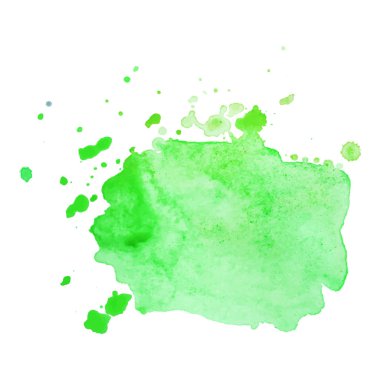 Soyut izole renkli vektör suluboya sıçrama. Kağıt tasarımı için Grunge elemanı.