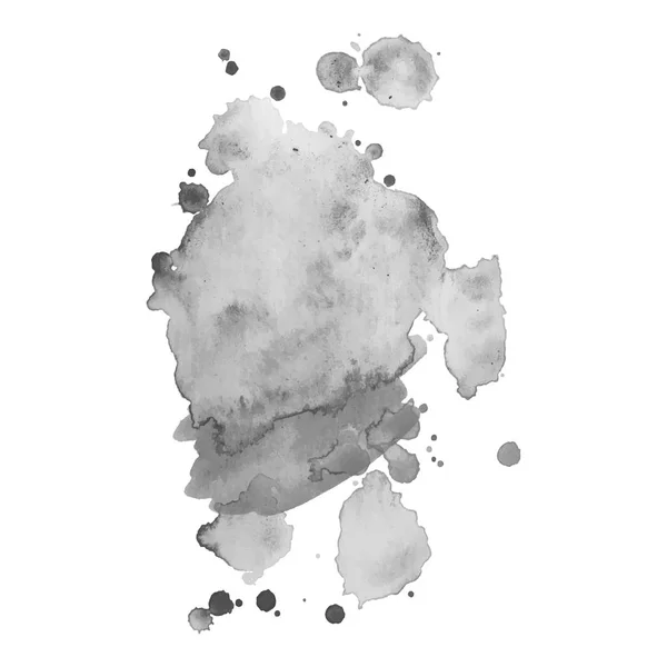 Abstrato aquarela cinza fundo. Ilustração vetorial. Textura Grunge para design de cartões e folhetos . — Vetor de Stock