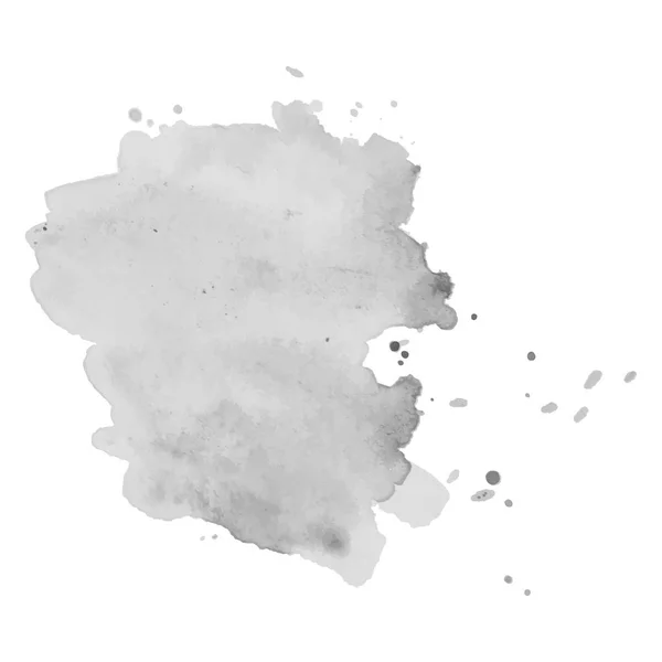 Abstrato aquarela cinza fundo. Ilustração vetorial. Textura Grunge para design de cartões e folhetos . — Vetor de Stock