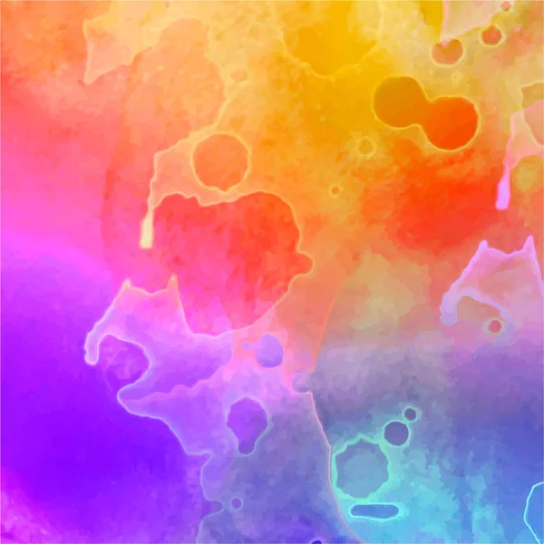 Abstrato arco-íris gradiente aquarela textura fundo . — Vetor de Stock