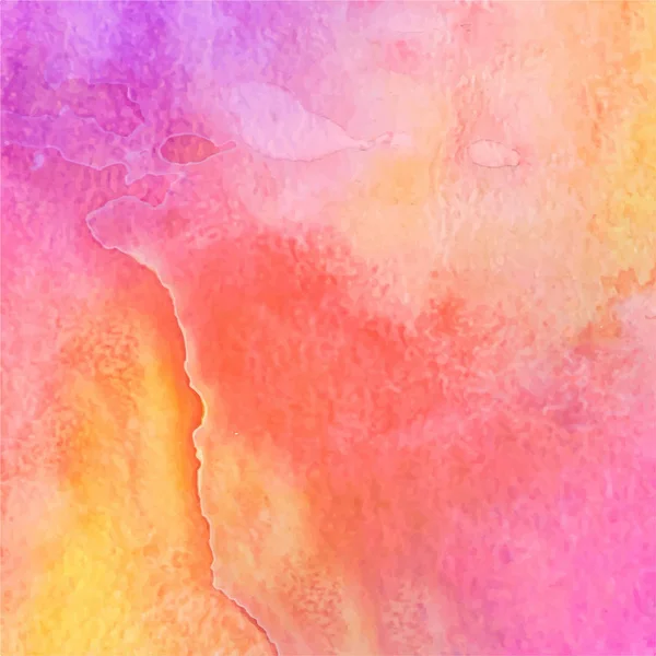 Abstract roze aquarel textuur achtergrond. — Stockvector