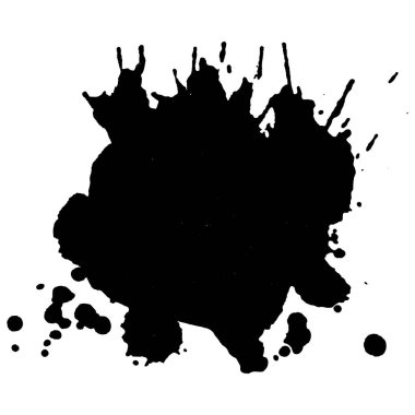 Soyut siyah mürekkep lekesi arka plan.