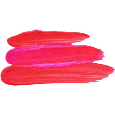 Akrilik ya da suluboya fırça darbesi. Vernik sıçrama izi. Beyaz arka planda soyut yağlı boya lekesi.