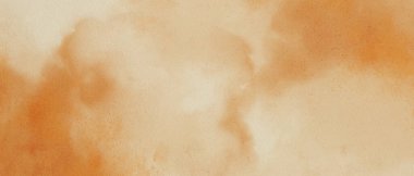 Soyut suluboya resim arka plan şablonu. metin, pankart, sunum veya ürün grafik tasarımı için kahverengi ve turuncu suluboya arkaplan boşluğu