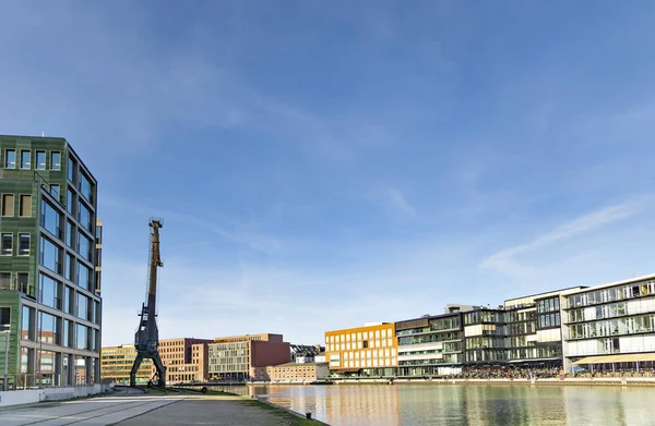 Kreativer Kai, Kanalhafen Münster in Westfalen — Stockfoto