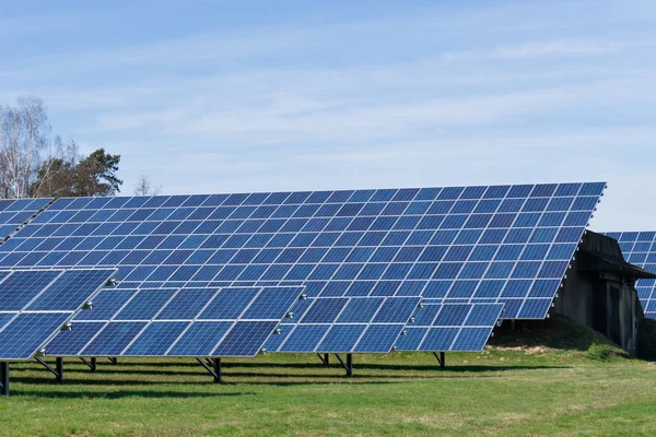 Fotovoltaïsche installatie, Saerbeck Duitsland — Stockfoto