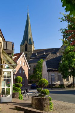 St. Georg Pfarr Kirche in der Klimakommune Saerbeck, Deutschland