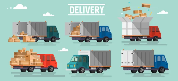 Доставка грузов — стоковый вектор
