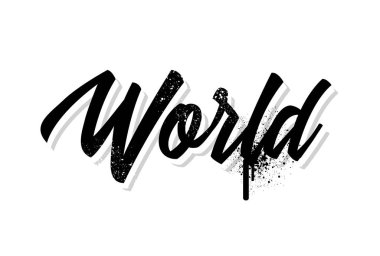 Dünya. Vektör çizim.