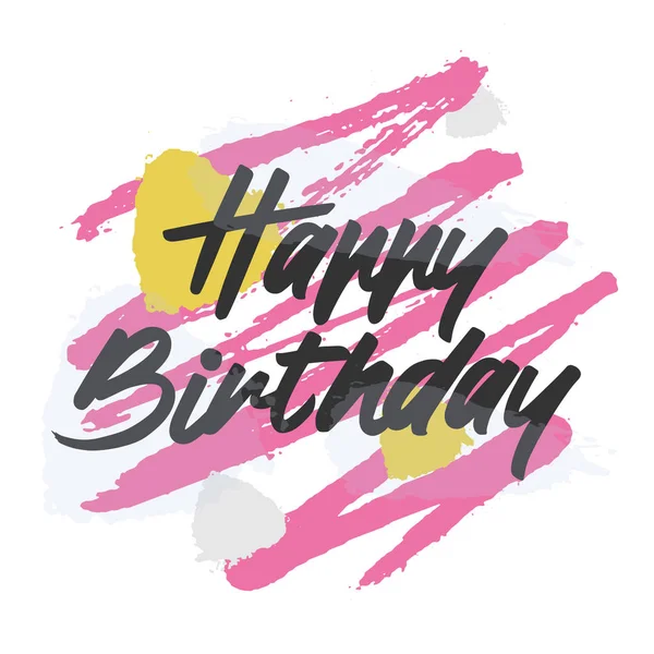 Happy birthday vector illustration — Stock Vector