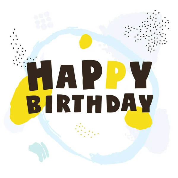 Boldog születésnapot vektor illusztráció — Stock Vector