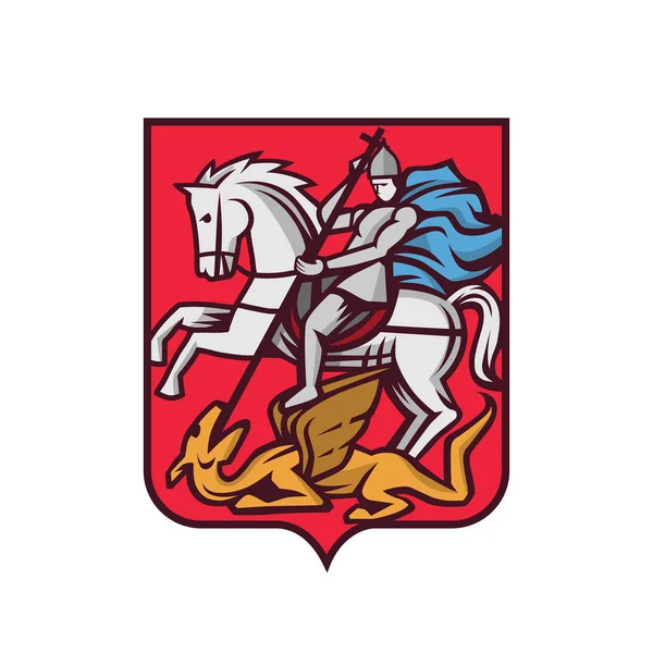 Escudo de San Jorge . — Vector de stock