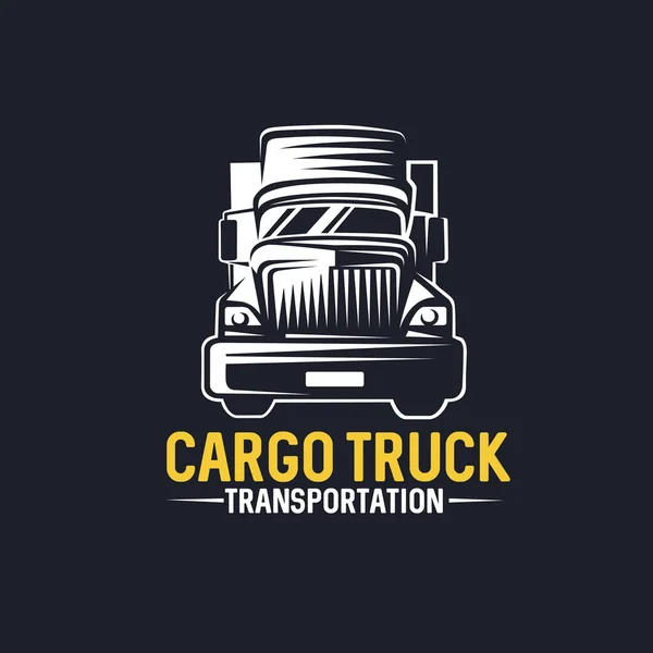 Kamyon logosu, kargo, teslimat, lojistik.
