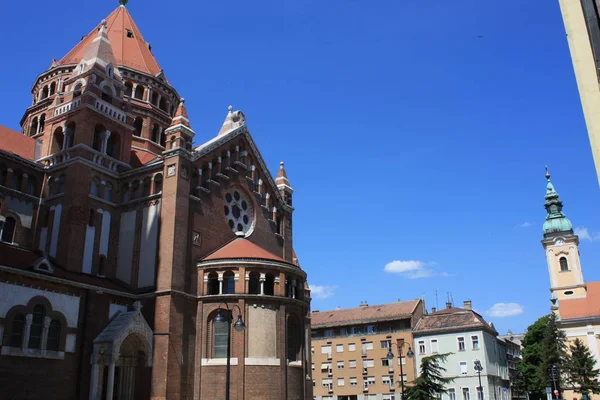 Votive Church Cathedral Our Lady Hungary Twin Spired Roman Catholic — Stock Photo, Image