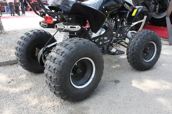 Black Quad Bike, Off Road Vehicle.