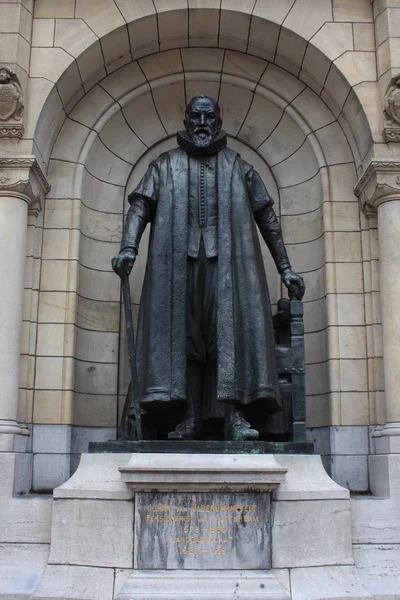 Monument Johan Van Oldenbarnevelt Rotterdam City — Stockfoto