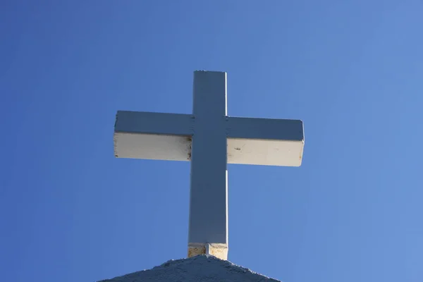 Kykladisch Griechisch Orthodoxe Kirche Auf Der Insel Paros Griechenland Weißes — Stockfoto