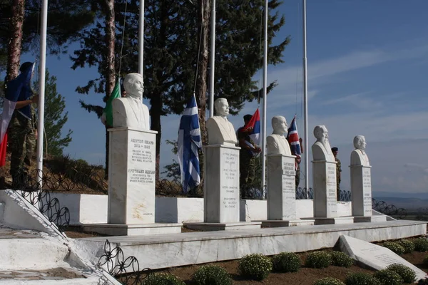 Polykastro Cemitério Militar Primeira Guerra Mundial Macedônia Grécia Polykastro Município — Fotografia de Stock