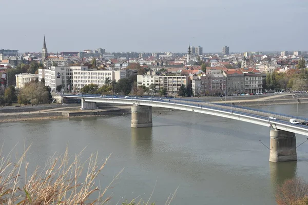 Vista Panoramica Novi Sad Vojvodina Serbia — Foto Stock