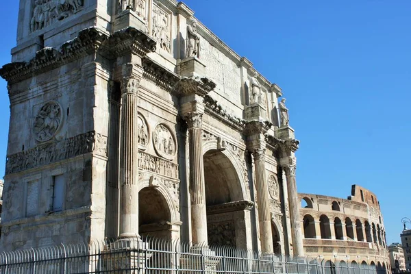 Łuk Konstantyna Rzymie — Zdjęcie stockowe