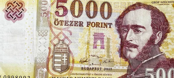 Венгерский Форинт 5000 Рублей Лицензионные Стоковые Изображения