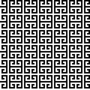 Yunan anahtar. Tipik Mısır, Asur ve Yunan motifleri.