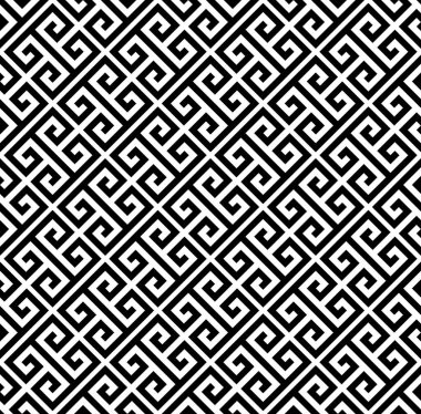 Yunan anahtar. Tipik Mısır, Asur ve Yunan motifleri.