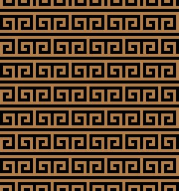 Yunan anahtar. Tipik Mısır, Asur ve Yunan motifleri.