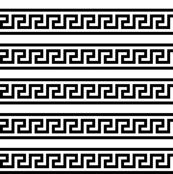 Motivos Típicos Egipcios Asirios Griegos Llave Griega Textura Geométrica Árabe — Vector de stock