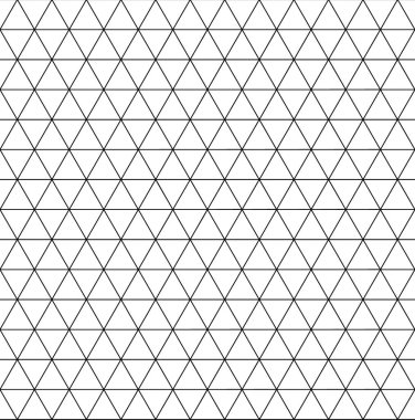 Sorunsuz üçgen geometrik desen arka plan tasarımı için. Vektör çizim