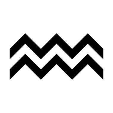 zikzak simge vektör. Tipik Mısır, Asur ve Yunan motifleri simge vektör. Vektör ve illüstrasyon.