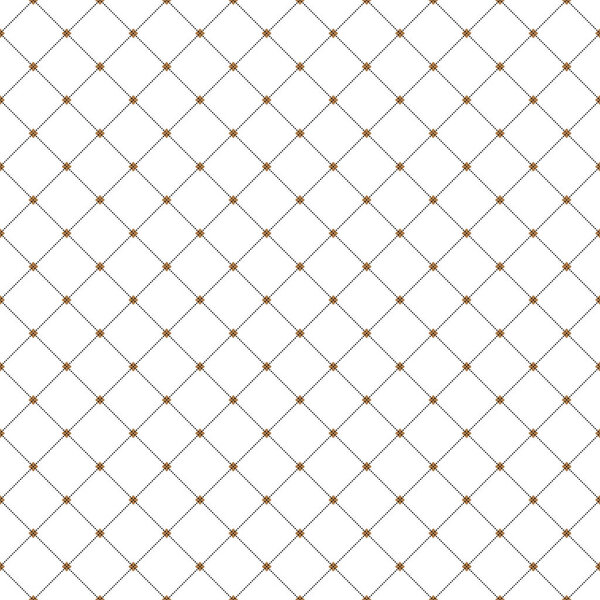 Geometric abstract seamless repeating vector ornament with diagonal dotted lines squares. Geometric luxury background. Vector and illustration. Modern stylish texture.