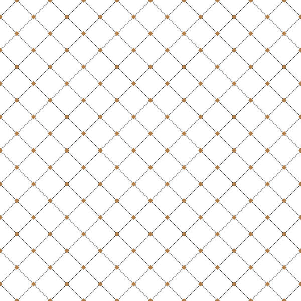 Geometric abstract seamless repeating vector ornament with diagonal dotted lines squares. Geometric luxury background. Vector and illustration. Modern stylish texture.