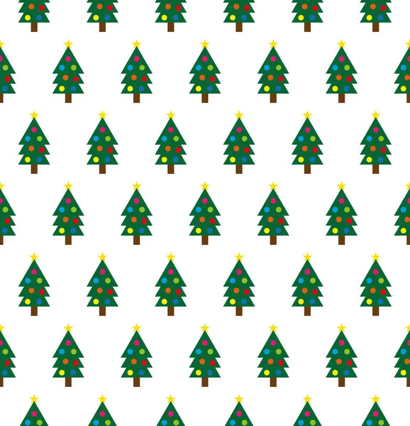 Noel ağacı seamless modeli. Yeni yıl s doku. Vektör