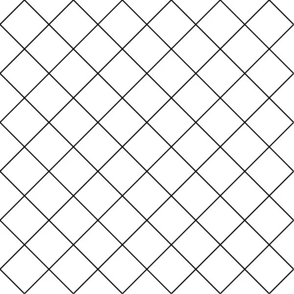 Cell, grid with diagonal lines seamless background — Stock Vector