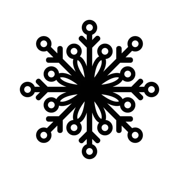 Νιφάδα χιονιού εικονίδιο ή το λογότυπο. Χριστούγεννα και Χειμερινοί θέμα διάνυσμα σύμβολο. — Διανυσματικό Αρχείο