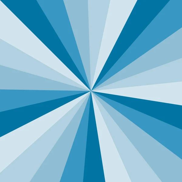 Синій сонцезахисний фон векторний візерунок закрученого радіально смугастого дизайну . — стоковий вектор