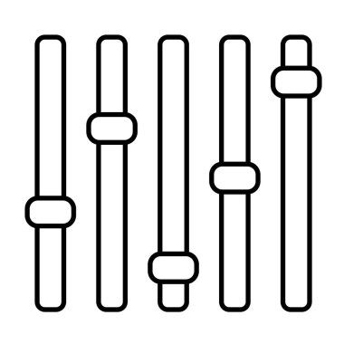 Beyaz arka plan, vektör ve illüstrasyon izole düzeyleri simge vektör