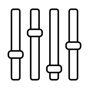 Beyaz arka plan, vektör ve illüstrasyon izole düzeyleri simge vektör