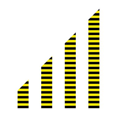 Beyaz arka plan, vektör ve illüstrasyon izole düzeyleri simge vektör