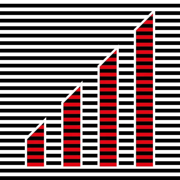 Níveis ícone vetor isolado em fundo listrado, vetor e ilustração —  Vetores de Stock