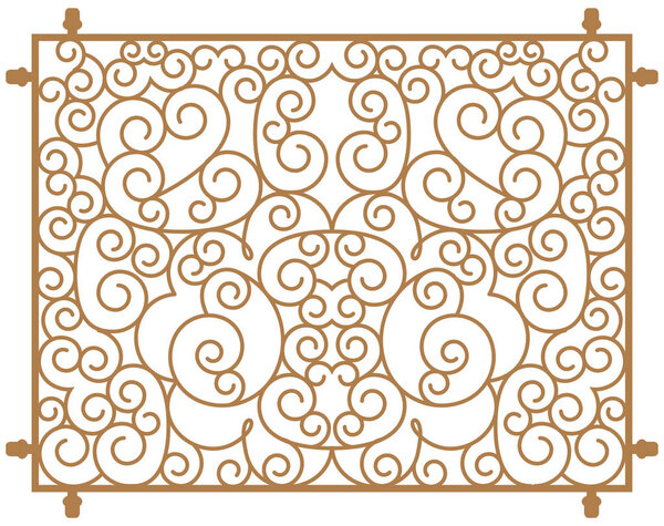 Свитки, образующие абстрактный цветочный орнамент. Роскошный фон, обои, текстильная печать, упаковка, обертка и т.д.
.