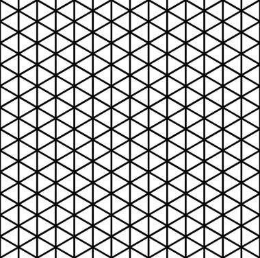 Yinelenen geometrik üçgen kılavuz Dikişsiz desen vektör. Kafes ile modern şık doku. Çapraz kılavuz çizgileri. Vektör ve illüstrasyon