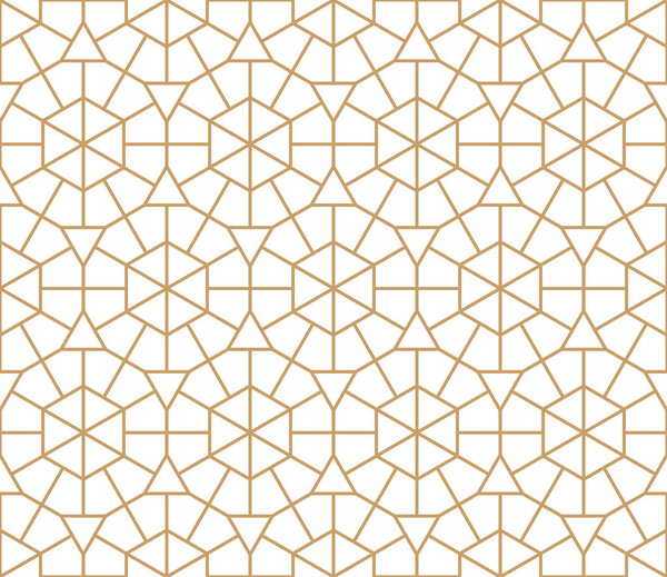 Арабский роскошный круглый орнамент бесшовный узор. Марокканский кружок винтажного происхождения. Вектор и иллюстрация
