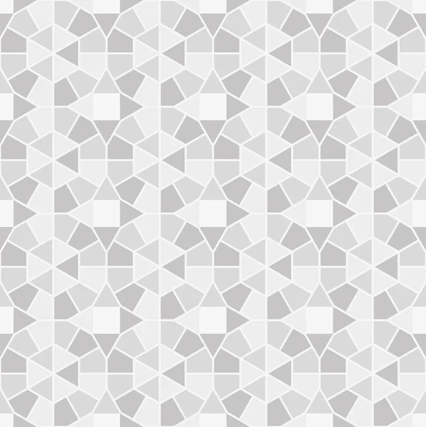 Арабська Сірий Навколо Рослинним Орнаментом Безшовні Візерунок Марокканські Коло Vintage — стоковий вектор