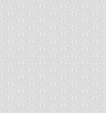 Japon Kiku krizantem çiçek vektör seamless modeli.