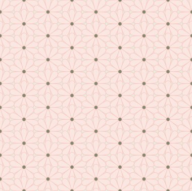 Japon Kiku krizantem çiçek vektör seamless modeli.