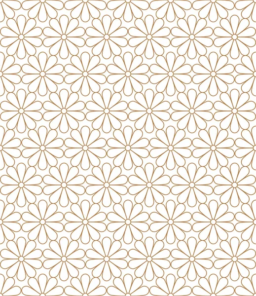 Japon Kiku krizantem çiçek vektör seamless modeli.