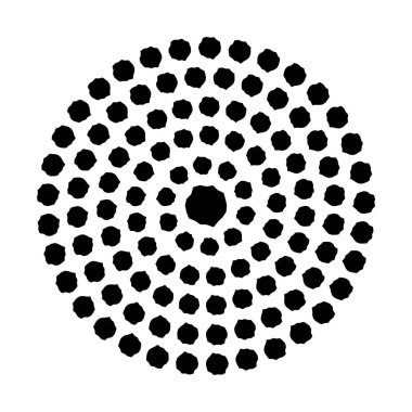 Güneş simgesi. Güneş sembolü. Vektör ve illüstrasyon.